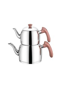 Resim Özkent K-390 Vista Mini Boy Sade Çaydanlık Rose 