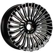 Resim EMR-S1022-01 8.0x18" -5x112 ET38 66.6 Deep Black Diamond Gloss Jant (4 Adet) 