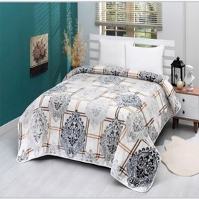 Resim Mink Battaniye Lacasa 1100 Gri Çift Kişilik Gri 