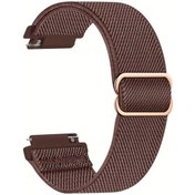 Resim Sunshine022 Elastik Fuchsia 22mm Saat Kayışı Nylon Esnek 20mm 22mm 