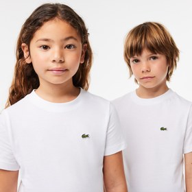 Resim Lacoste Classic Çocuk Beyaz T-shirt 