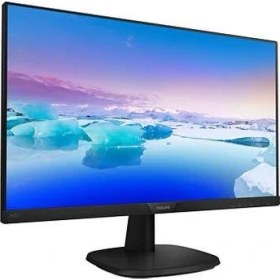 Resim Philips 23.8 Phılıps 243V7QJABF/00 IPS 4ms 75MHZ 1xvga 1xhdmı 1xdp Fhd 1920X1080 Hoparlör Flıcker-Free Vesa Siyah 