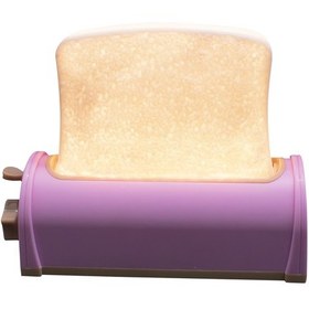 Resim Geeksen Toast Bread 3d Gece Lambası - Şarj Edilebilir Enerji Tasarruflu Led Dekoratif Yatak Odası Ve Ev Aydınlatma Pembe 