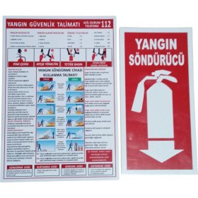 Resim EC Shop Özsel Yangın Söndürme Tüpü 6 kg 