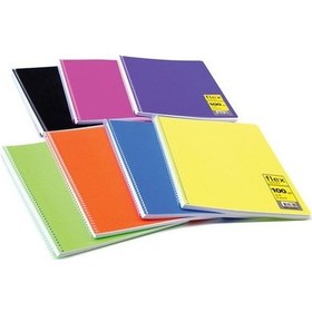 Resim Mynote Flex Spiralli PP 120 Yaprak A4 Çizgili Defter 