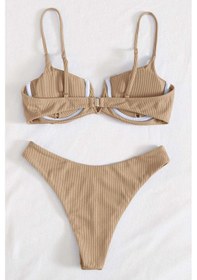 Resim Angelsin Üstü V Göğüs Dekolteli Bikini Takım 001 
