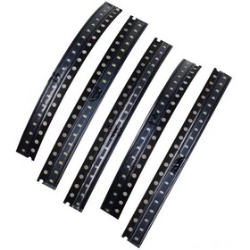 Resim Vkemall 0603 Smd Led 5 Renkli Kırmızı, Yeşil, Sarı, Beyaz, Mavi Diod Paketi - 100 Adet 20'er Her Renk 