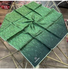 Resim Vissona %100 Twill İpek 90x90 Eşarp - 04897 - 90 X 90 / Zümrüt Yeşili Zümrüt Yeşili 