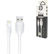 Resim Lensun Şarj Kablosu Fast Iphone 1.1A Beyaz 1mt Lensun Ls-03 