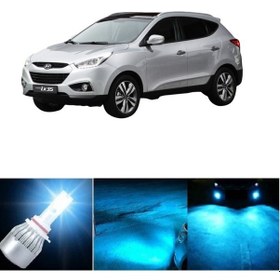 Resim Hyundai İx35 2014-2015 Buz Mavisi Led Xenon Sis Farı Ampulü H8 8000k 