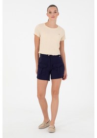 Resim U.s. Polo Assn. Kadın Lacivert Şort Örme 50281899-vr033 Lacivert 
