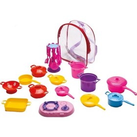 Resim Güçlü Toys 2351 Büyük Yemek Seti Sırt Çantalı 