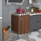 Resim Kenzlife ocak dolabı ahunaz cvz 85*60*56 hazır mutfak klasik set üstü ocak için arkalıksız 