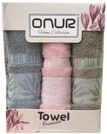 Resim 3 Lü Royam Onur Bambu El Mutfak Havlusu 30 x 50 