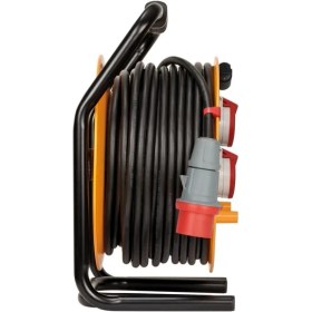Resim Brennenstuhl Brobusta Cee Girişli Dış Mekan Kullanımına Uygun IP44 Lisanslı 40 Metre Makaralı Kablo H07RN-F 5g2.5 