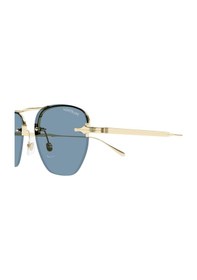 Resim Mont Blanc Mb0404s 004 52 Unisex Güneş Gözlüğü 