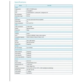 Resim Uho 2se Wi-fi Kablosuz Bebek Kamerası Kişi Algılama Ses Algılama Hareket Takip Alarm 