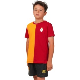 Resim Galatasaray Orijinal 5 Yıldız Parçalı Çocuk T-Shırt 