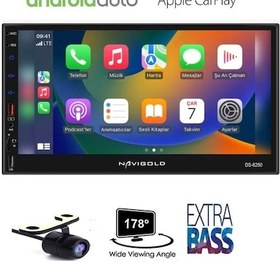 Resim Navigold Ds-6250 Uyumlu Car Play Özellikli Teyp Multimedya Ful Hd 