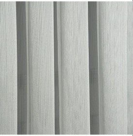 Resim Kırık Beyaz Düz Tül Perde İnce Çizgili Normal Pile 1'e 2,5 Pile-kırık Beyaz Kırık Beyaz 