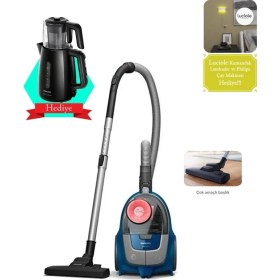 Resim Philips 2000 Serisi Powercyclone 4, Superclean Çay Makinesi ve Lambader Hediyeli Torbasız Süpürge 