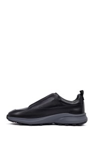 Resim Derimod Erkek Siyah Kalın Tabanlı Spor Ayakkabı, Hakiki Deri Casual Sneaker 25WFD630514 