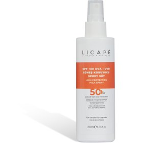 Resim Spf 50 Faktör Uva - Uvb Güneş Koruyucu Sprey Süt 200ml 