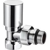 Resim Fause Radyatör Havlupan Vanası Köşe Tip 1/2'' Krom KVN101 