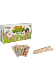 Resim Yıldızan srdshop Tahta Oyun Domino Animals 1249128 