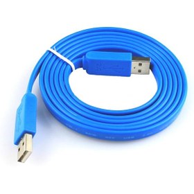 Resim Usb 2.0 Erkek / Usb Erkek High Speeed Flat Kablo - 3 Metre 