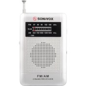 Resim Venüs Shopping Gümüş Renk Cep Tipi Analog Fm Radyo VS-R115 (4172) 