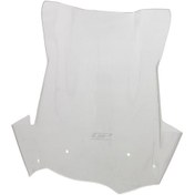 Resim GP Kompozit BMW F 700 GS 2012-2017 Uyumlu Kavisli Ön Cam Şeffaf 40 cm 