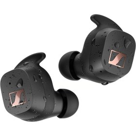 Resim Sennheiser Sport True Wireless Kulak İçi Kulaklık, Siyah 