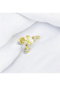 Resim Glorria Altın Taç Helix Piercing Altın 