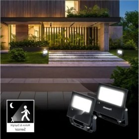 Resim Hakay Beyaz Işık 10W 900LM 6500K Sensorlu LED Projektör 