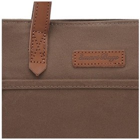Resim Kanvas Kumaş Kadın Çantası Elden Tutmalı Smart Bags 1328 Kahve 67132135 