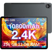 Resim T20 Ultra 12" 12 GB RAM+20 GB Sanal RAM 256 GB Hafıza 2 TB TF 10800 mAh Helio G99 Sekiz Çekirdekli Android 13 Gri Tablet Doogee