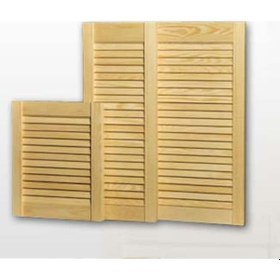 Resim Inci Ahşap Panjur Kapak Iç Ve Dış Kullanım 