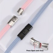 Resim 2/4 Adet Spor Ayakkabı ve Botlar için Demir Alaşımlı Çıtçıt Bağlantı Elemanları - Minimalist Stil 