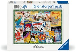 Resim 1000 Parça Puzzle Disney Vintage Poster 