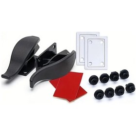 Resim Dashanshop Siyah 2'li Abs Evrensel Oto Başlık Askısı, Çanta Ve Bagaj Organizatörü 