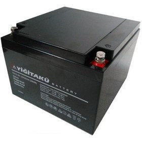 Resim 12v 26 Ah-amper Agm Ups Cihazı Aküsü Yiğit Akü 