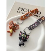 Resim 2'li Tom & Jerry Anahtarlık ve Çanta Aksesuarı 3D 