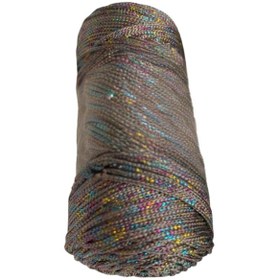 Resim Makrome İpi 3mm Polyester Vizon Simli 