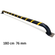 Resim İlgi Trafik Araç Park Yeri Malzemeleri Otopark Stoperi Araç Stoperi Otopark Bariyeri 180cm Ø76mm 2.5mm 