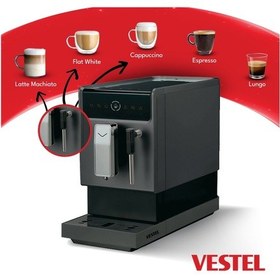 Resim VESTEL Em9114 Tam Otomatik Espresso Makinesi 