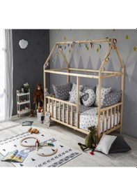 Resim Köşk Mobilya Montessori Yatak Ahşap Karyola Çocuk Yatak Tüm Ölçülerde 