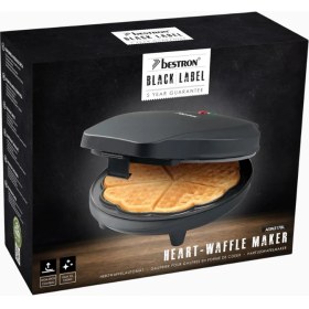 Resim Bestron Retro Kalp Şeklinde Waffle Makinesi 700 W 