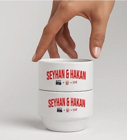 Resim Bk Gift Kişiye Özel İsimli 2li Çerezlik Kase-3 Yeni Ev Hediyesi Önerileri, Misafir Sunum Ürünü, Çay Yanı Kase Kobitmeyencom34788 Bk Gift 