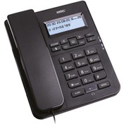 Resim Genel Markalar TM145 Siyah Kulaklıklı Ekranlı Masa Üstü Telefon 